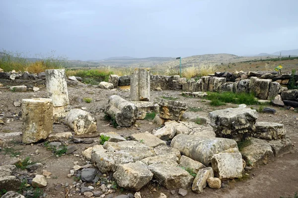 イスラエルのガリラヤにヤフォ Sinagogue の遺跡 — ストック写真