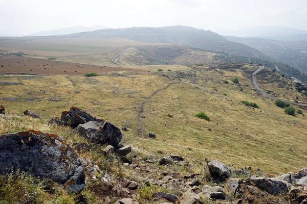 Vandringsled Hitim Berget Galileen Israel — Stockfoto