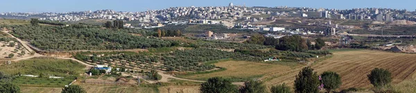 Panorama Della Città Nazareth Israele — Foto Stock