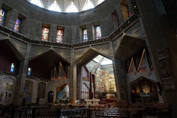 Nazaret Israel Circa May 2018 Алтарь Базилике Благовещения — стоковое фото