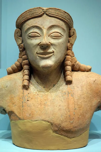 Heraklion Grekland Circa Maj 2018 Minoan Keramisk Skulptur Acrhaeological Museum — Stockfoto