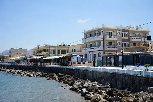 Kissamos Grécia Circa Maio 2018 Embankment Shore — Fotografia de Stock