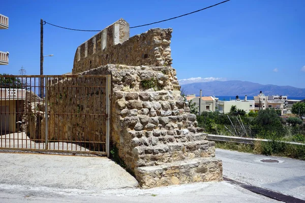 Kissamos Grecia Circa Mayo 2018 Parte Del Antiguo Castillo — Foto de Stock