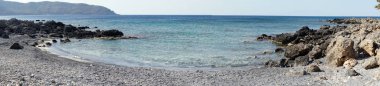West coast Krete ada Elafonsi beach, Yunanistan