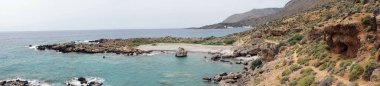 Patika güney kıyısında, Crete, Yunanistan