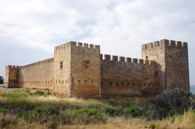 Georgios Sfakion, Yunanistan - Mayıs 2018 yaklaşık Frangokastello Kalesi