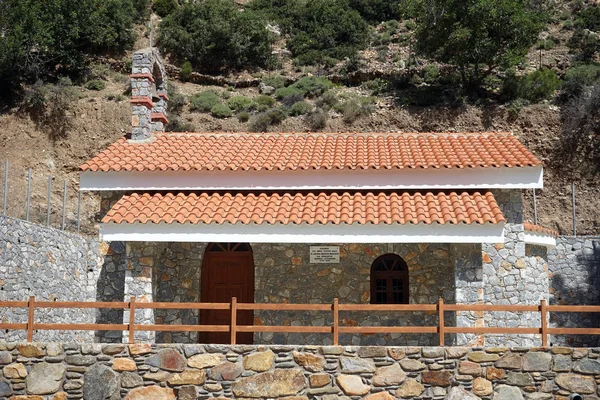 Kleine Griechisch Orthodoxe Kirche Auf Der Insel Kreta Griechenland — Stockfoto