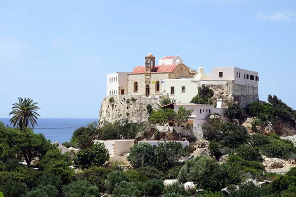 Innachori Griechenland Mai 2018 Chrysoskalitissa Kloster Orthodoxes Christliches Kloster Aus — Stockfoto