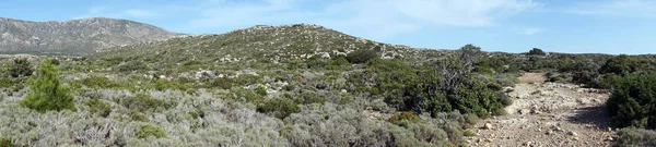 Szlak Strefie Przybrzeżnej Zachodnim Wybrzeżu Wyspy Krete Grecja — Zdjęcie stockowe