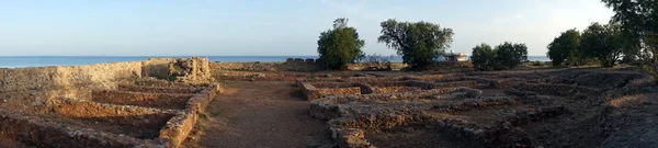 Paleochora Grecia Circa Mayo 2018 Ruinas Fortaleza Castel Selino — Foto de Stock