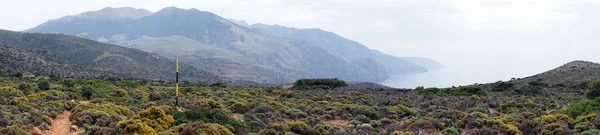 Trilha Caminhadas Costa Sul Creta Grécia — Fotografia de Stock