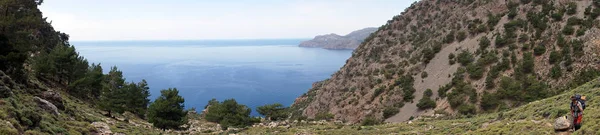 Vista Costa Sul Creta Grécia — Fotografia de Stock