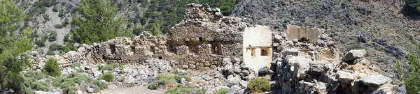 Руины Крепости Южном Побережье Крита Греция — стоковое фото