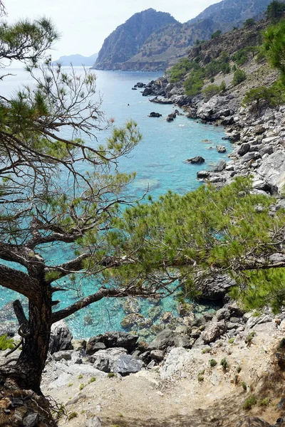 Costa Sul Ilha Creta Grécia — Fotografia de Stock