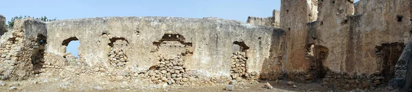 Ruiny Turkiko Kastro Południowym Wybrzeżu Krety Grecja — Zdjęcie stockowe
