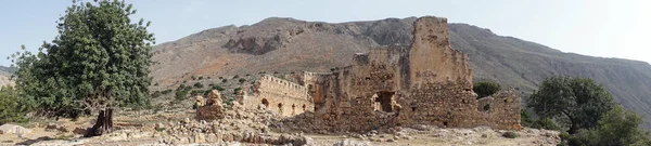 Ruinas Turkiko Kastro Costa Sur Creta Grecia — Foto de Stock