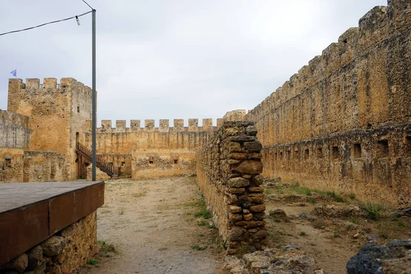 Χώρα Σφακίων Ελλάδα Circa Μαΐου 2018 Στο Εσωτερικό Κάστρο Φραγκοκάστελλο — Φωτογραφία Αρχείου