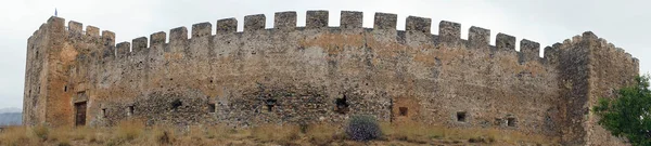 Хора Sfakion Греція 2018 Травня Межах Frangokastello Замок — стокове фото
