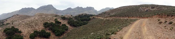 Dirt Road Slope Mount Crete Greece — Stock Photo, Image