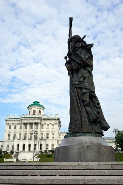 Москва Россия Circa July 2018 Saint Vladimir Monument — стоковое фото