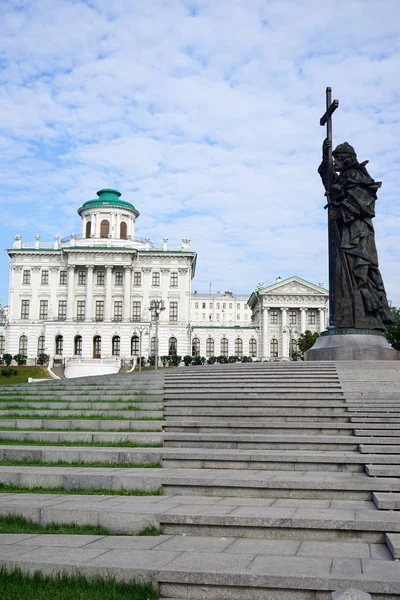 Mosca Russia Circa Luglio 2018 Monumento San Vladimir — Foto Stock