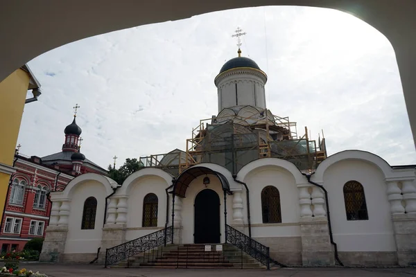 Moskwa Rosja Około Lipca 2018 Kościelnych Kazań Ikony Matki Bożej — Zdjęcie stockowe