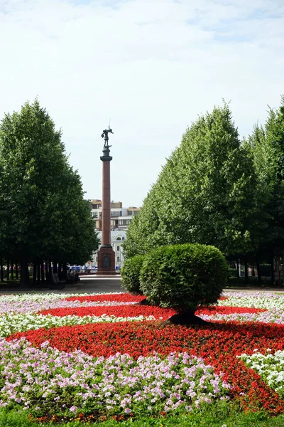 Moskva Rusko Cca Července 2018 Stáhnout Sochy Klaunů Tsvetnoy Boulevard — Stock fotografie