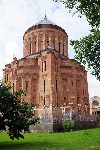 Moscova Rusia Circa Iulie 2018 Catedrala Bisericii Ortodoxe Apostolice Armeene — Fotografie, imagine de stoc