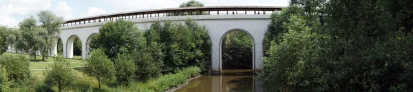 Moskou Rusland Circa Juli 2018 Panorama Van Rostokinsky Aquaduct — Stockfoto