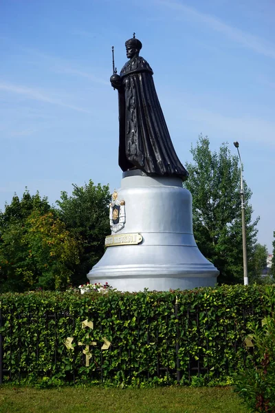 Tayninskaya Rusia Circa Julio 2018 Monumento Del Zar Nicolás —  Fotos de Stock