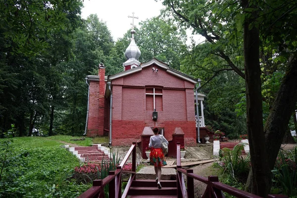 Muranovo Russia Circa July 2018 Church Name Vernicle Image Saviourbuilt — Stock Photo, Image