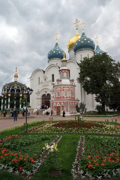 Siergijew Posad Rosja Około Lipca 2018 Kościół Lavra — Zdjęcie stockowe