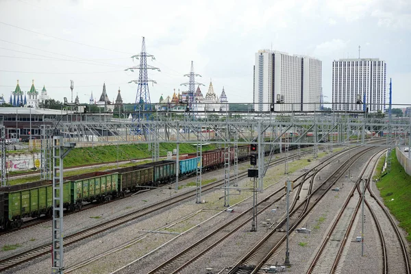 Moskou Rusland Circa Juli 2018 Railway Izmailovo — Stockfoto