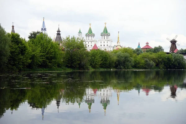 Moskau Russland Juli 2018 See Und Izmailovo Kremlin — Stockfoto