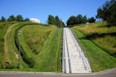 Adımları Olimpic Park, Moskova, Rusya