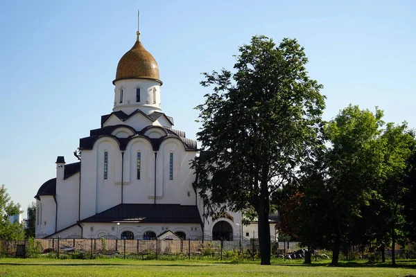 Moskou Rusland Circa Juli 2018 Tempel Van Heilige Prins Alexander — Stockfoto