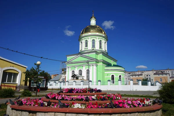 Ozery Moskwa Sierpień 2018 Kościół Świętej Trójcy — Zdjęcie stockowe