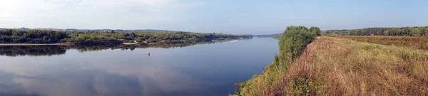 Moskova Rusya Oka Nehri Panoraması — Stok fotoğraf