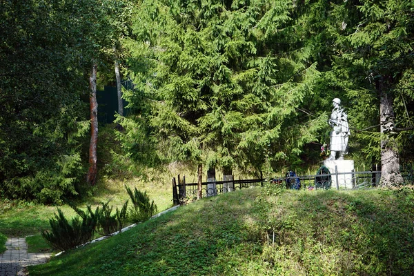 Monument Solitaire Soviétique Dans Forêt Région Moscou Russie — Photo