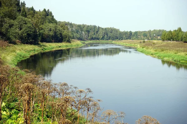 Kuru Moscow Region Rusya Moskova Nehri — Stok fotoğraf