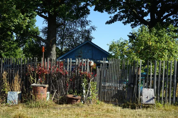 Oud Houten Huis Russisch Dorp — Stockfoto