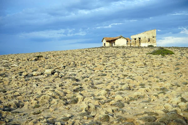 Abandoned farm houses on the coast of North Cyprus