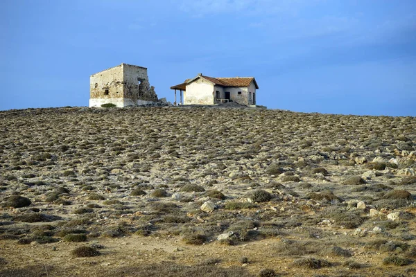 Kıbrıs Çiftlik Evleri Terk — Stok fotoğraf