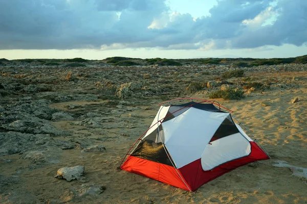 Tent Sand Rock — Stock Photo, Image
