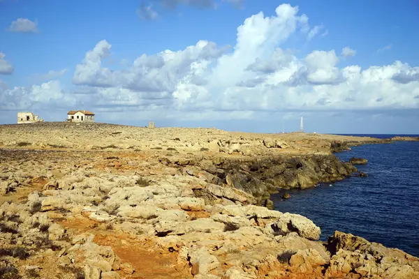 Övergivna Hus Kochuram Cape Norra Cyperns — Stockfoto