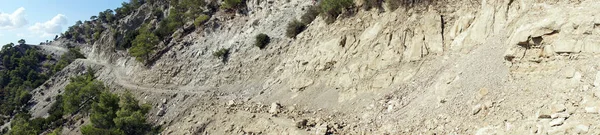 Strada Abbandonata Sulla Montagna Cipro Del Nord — Foto Stock