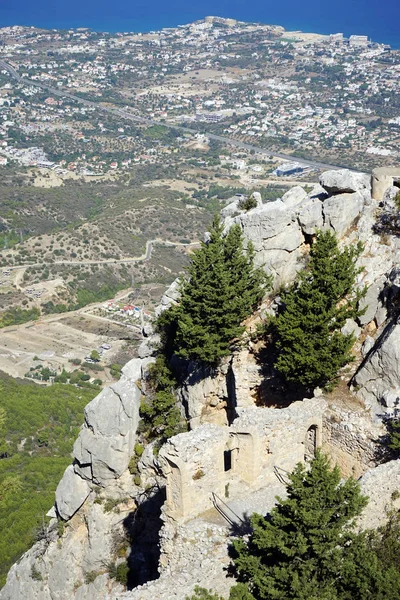 Girne Norra Cypern Circa Oktober Ruinerna Saint Hilarion Slott — Stockfoto