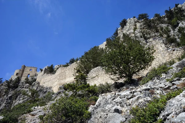 Girne Severní Kypr Cca Října Ruiny Buffavento Castle — Stock fotografie