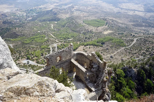 Girne Severní Kypr Cca Října Ruiny Buffavento Castle — Stock fotografie