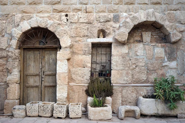 Oude Stenen Huis Madaba Jordanië — Stockfoto